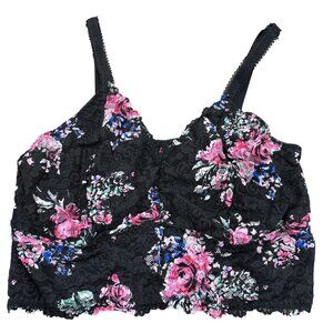 Torrid Floral Lace Bralette 148862 Size 1